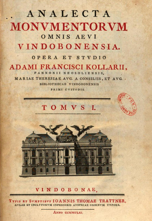 Analecta Monumentorum omnis aevi Vindobnesia