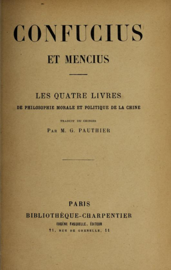 Confucius et Mencius (1874)